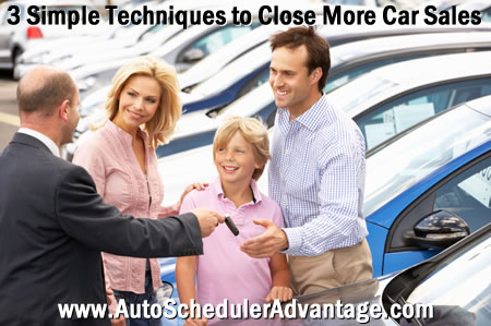 3 simple techniques to close more car sales